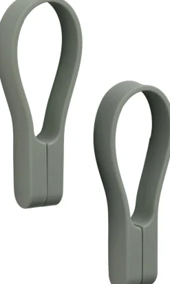Knager & Knagerækker<Zone Håndklædestrop Loop magnet 2 stk. Olive green