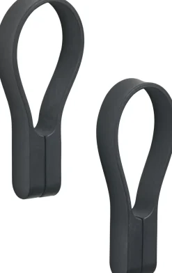 Knager & Knagerækker<Zone Håndklædestrop Loop magnet 2 stk. Black