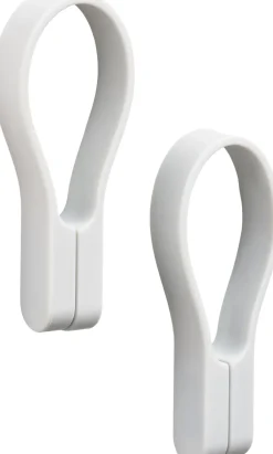 Knager & Knagerækker<Zone Håndklædestrop Loop magnet 2 stk. Soft Grey