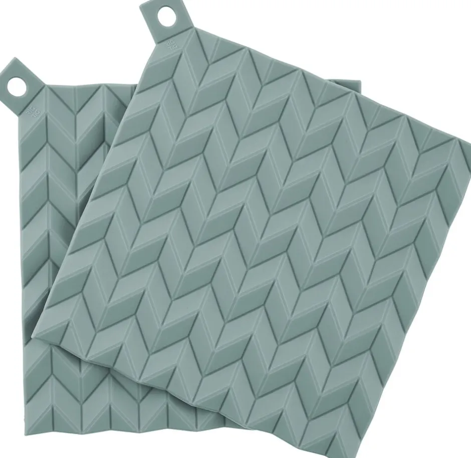 Tekstiler Til Køkkenet<RIG TIG HOLD-ON grydelapper dusty green