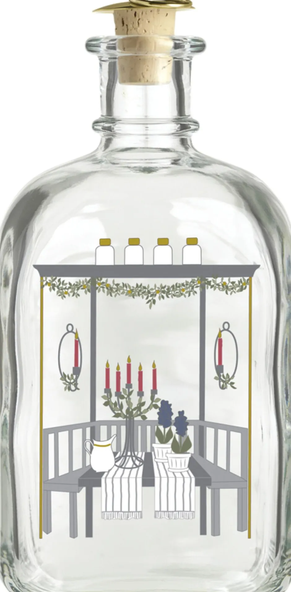 Karafler & Kander|Julestel<Holmegaard Christmas Juleflaske 2024 73 cl multi