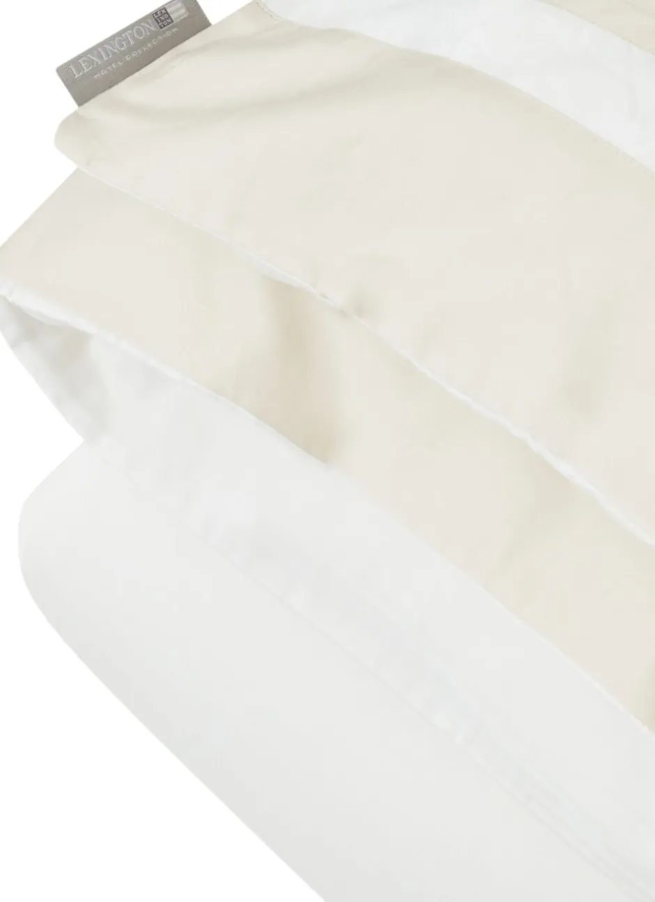 Sengetøj & Lagner<Lexington Hotel Sateen Contrast Duvet Cover White/light sand