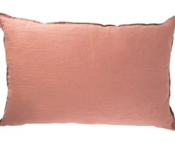 Puder<Magasin du Nord Collection Hør gavlpude mokka mousse 60x90 cm.