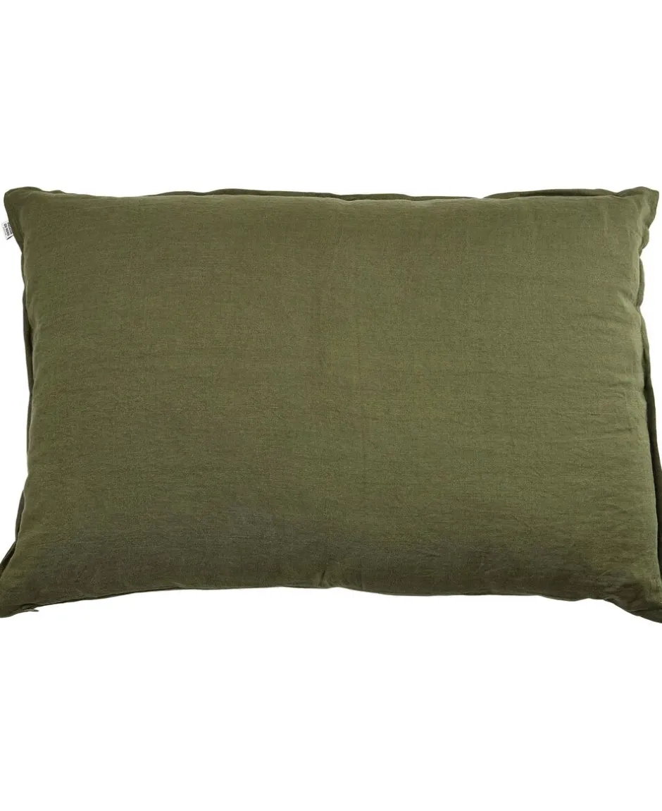 Puder<Magasin du Nord Collection Hør pude Olivine 60x90
