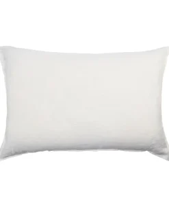 Puder<Magasin du Nord Collection Hør vasket gavlpude 60x90 cm. Hvid