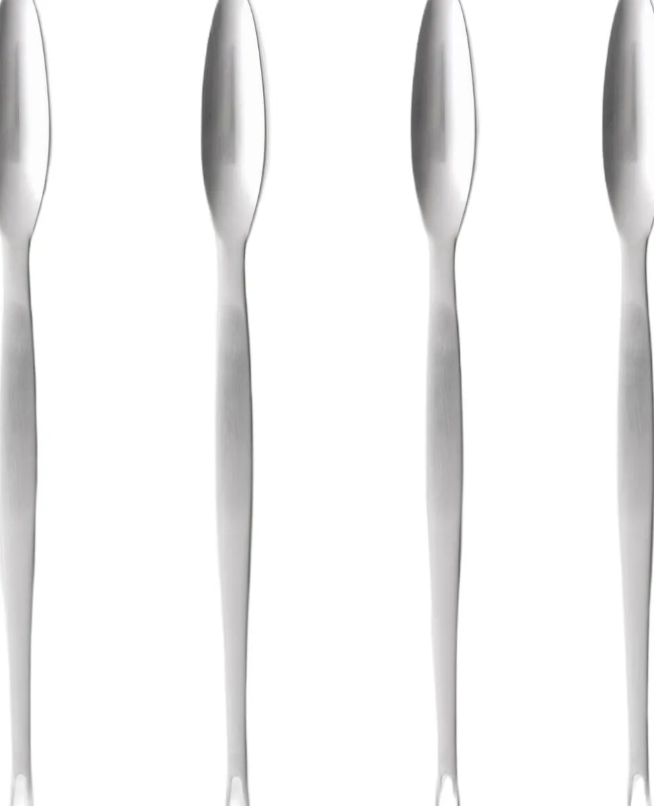 Bestik<Gense Hummergaffel Focus Steel 20,6 cm 4 stk. Mat stål