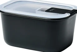 Opbevaring<Mepal Husholdningsboks EasyClip 450 ml Nordic black PP