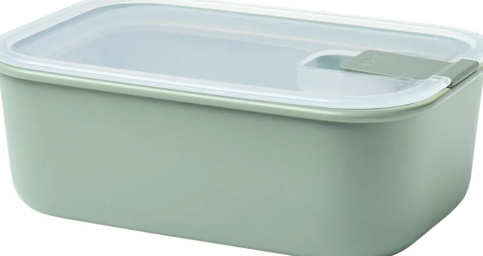 Opbevaring<Mepal Husholdningsboks EasyClip 1000 ml Nordic sage PP