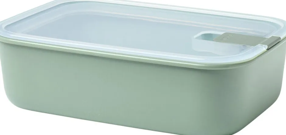 Opbevaring<Mepal Husholdningsboks EasyClip 1500 ml Nordic sage PP