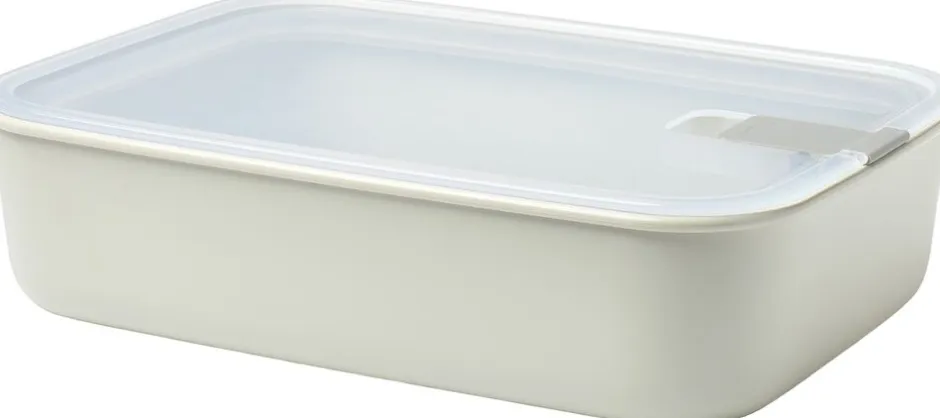 Opbevaring<Mepal Husholdningsboks EasyClip 2250 ml Nordic white PP