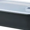 Opbevaring<Mepal Husholdningsboks EasyClip 1500 ml Nordic black PP