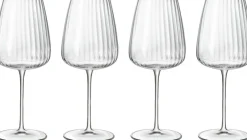 Glas<Luigi Bormioli Hvidvinsglas chardonnay Optica 55 cl 4 stk.