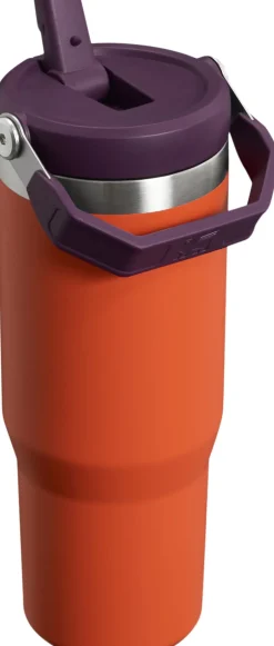 Kaffe & Te<Stanley IceFlow Flip Straw Tumbler 0.89L Tigerlily plum