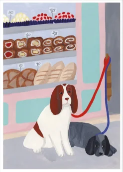 Plakater & Rammer<Poster & Frame Iga Kosicka - Waiting Dogs Flerfarvet