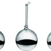Figurer & Skulpturer|Juletræspynt<Iittala glaskugler 80mm blank 5 dele