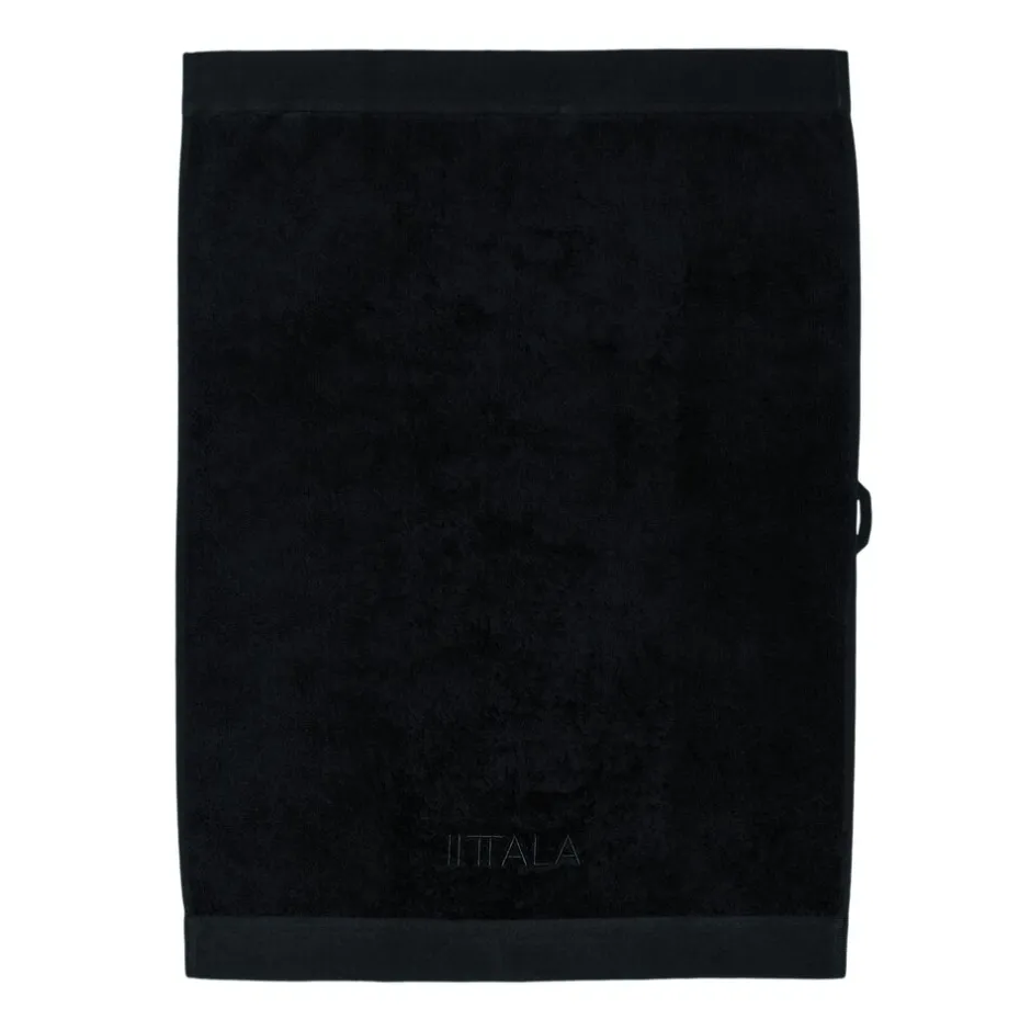 Håndklæder<Iittala håndklæde 50x70cm sort GOTS