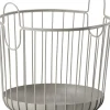 Opbevaring<Zone INU kurv Taupe D30,0 H30,5 cm.
