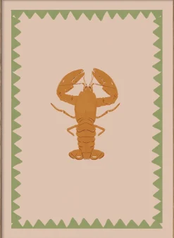 Plakater & Rammer<Poster & Frame Isabela Leão - The lobster Flerfarvet