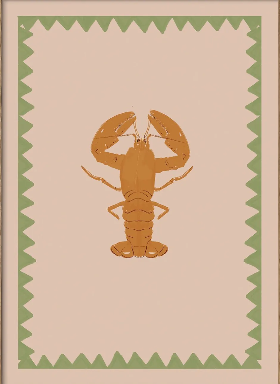 Plakater & Rammer<Poster & Frame Isabela Leão - The lobster Flerfarvet