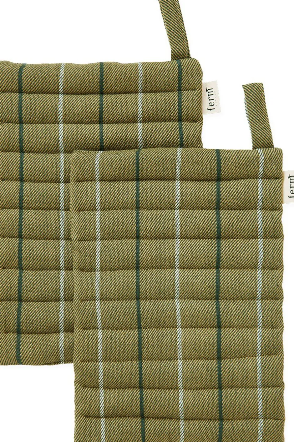 Tekstiler Til Køkkenet<Ferm Living Ito Pot Holder - Set of 2 - Seaweed