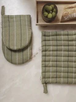 Tekstiler Til Køkkenet<Ferm Living Ito Pot Holder - Set of 2 - Seaweed