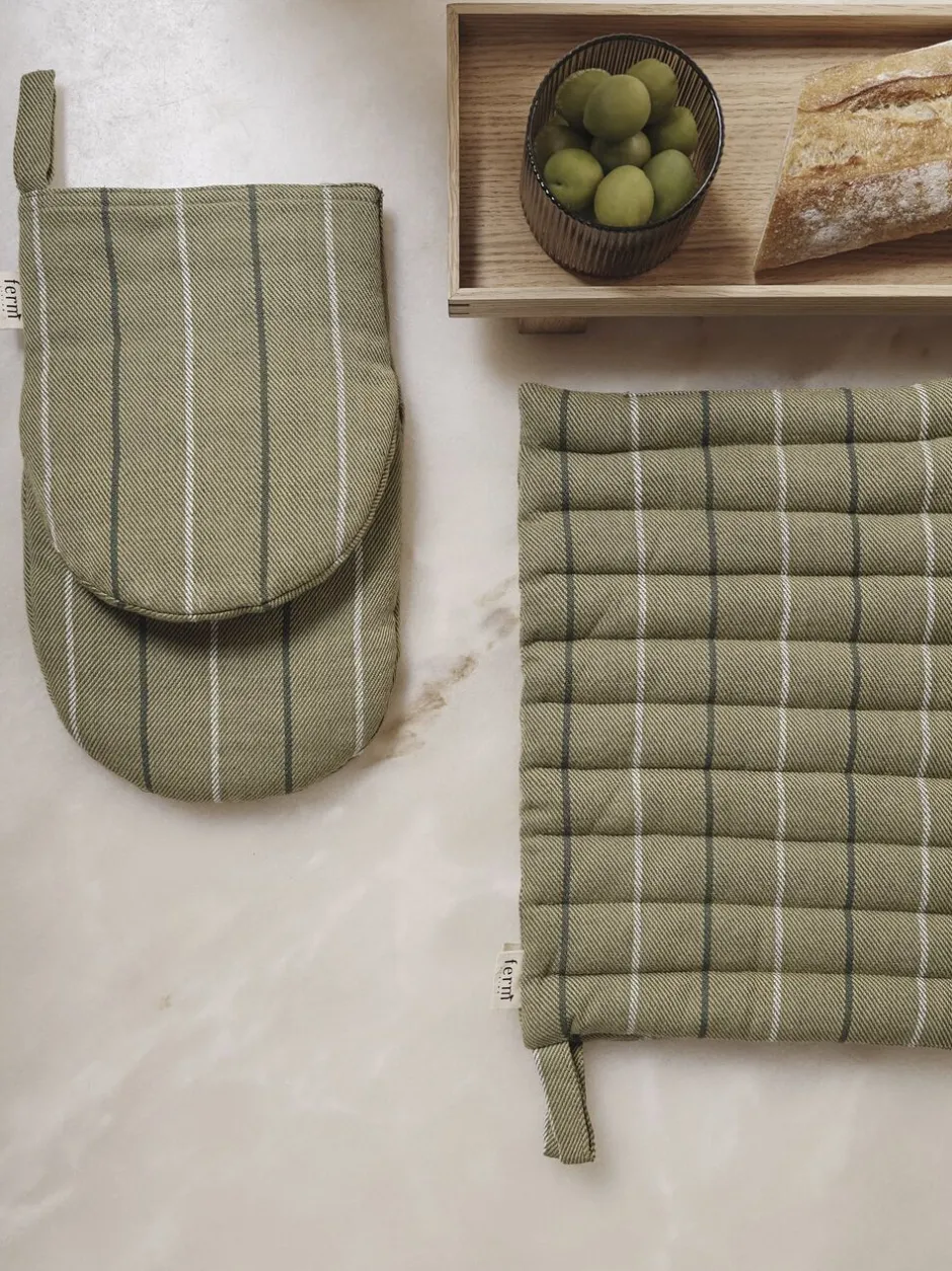 Tekstiler Til Køkkenet<Ferm Living Ito Pot Holder - Set of 2 - Seaweed