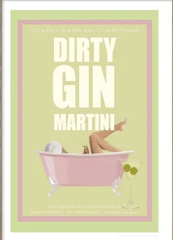 Plakater & Rammer<Poster & Frame Jenny Liz Rome - Dirty Gin Martini Flerfarvet