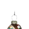 Juletræspynt<Speedtsberg Julekugle kagemand 5x3,5x8cm glas