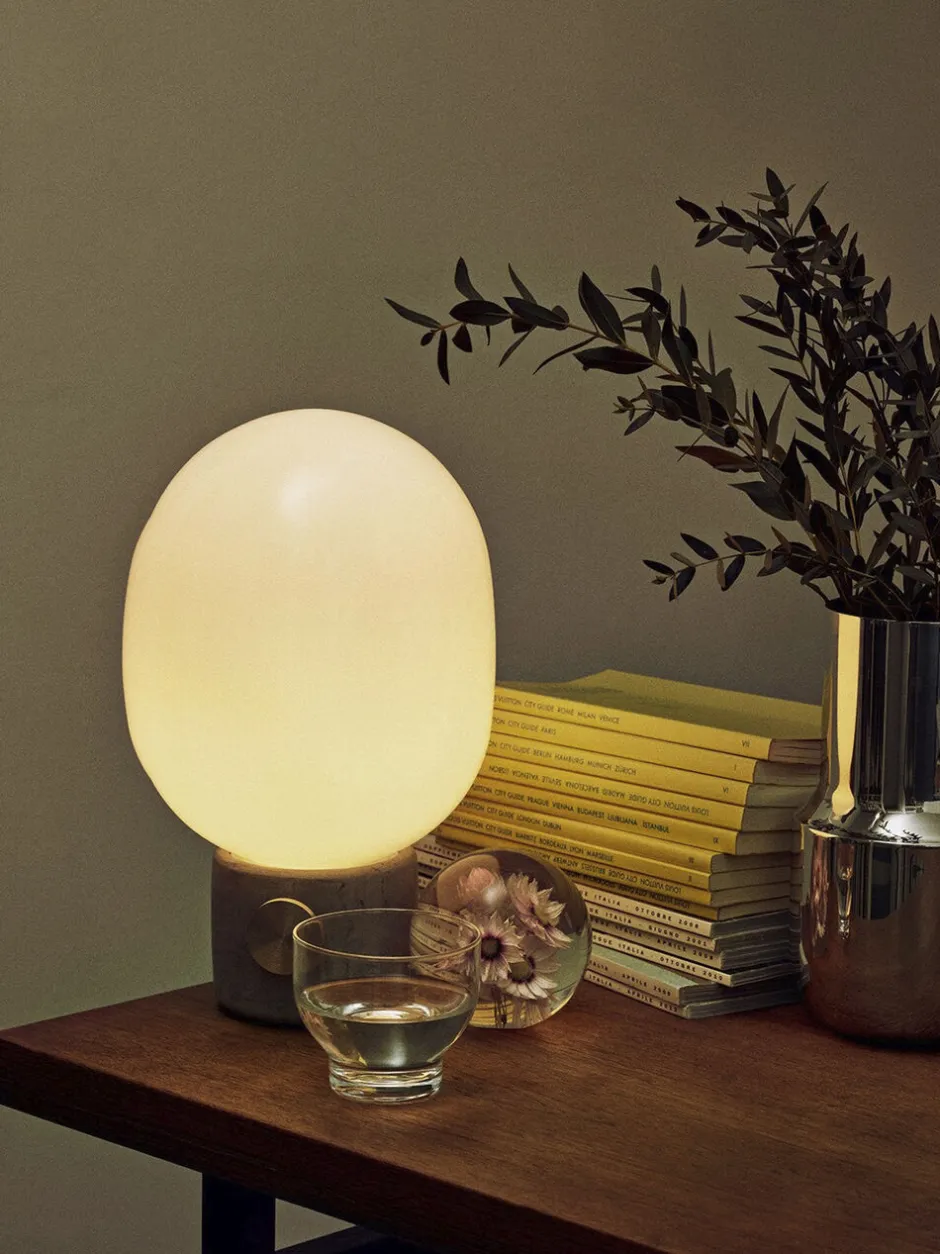 Bordlamper<Audo Copenhagen JWDA Table Lamp Small Ammonite grey