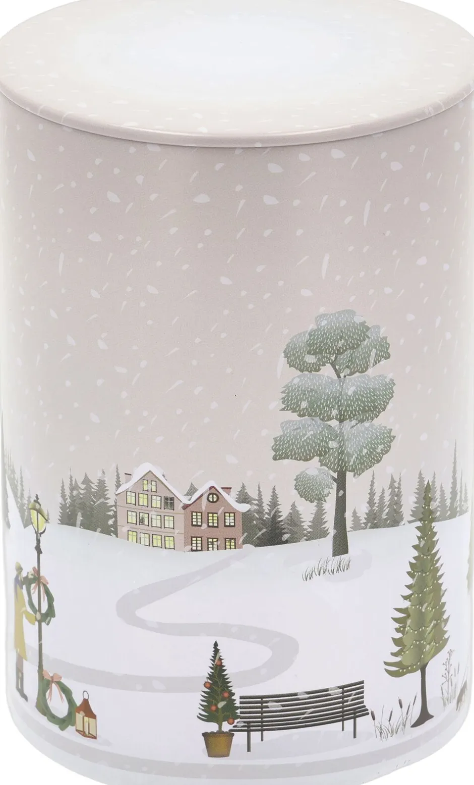 Opbevaring<Bastian Kagedåse Vinter 10 x 14,5 cm Woodrose Metal