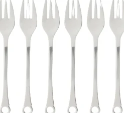 Bestik<Gense Kagegaffel Pantry 16 cm 6 stk. Mat/Blank stål