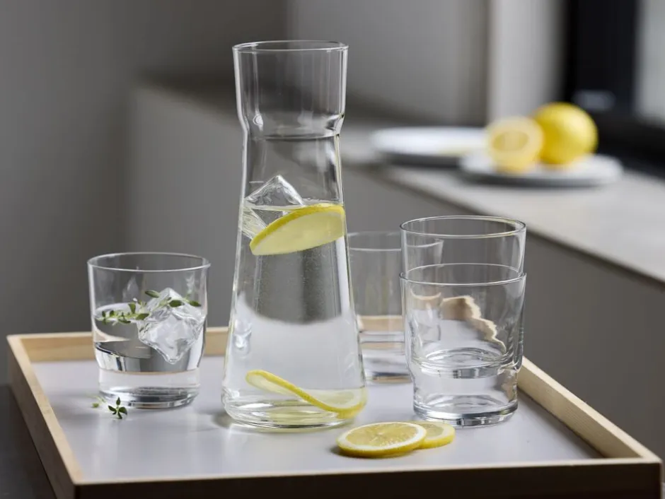 Glas|Karafler & Kander<Lyngby Glas Karaffelsæt Lissabon 5 dele Klar