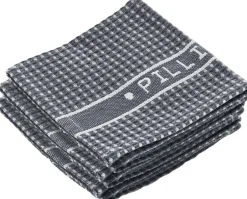 Tekstiler Til Køkkenet<Pillivuyt Karklude 32 x 32 cm 3 stk. Blå/Hvid 100 % økologis