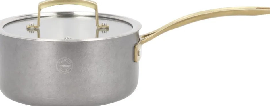 Gryder & Pander<Pillivuyt Gourmet Kasserolle med låg Durance 2 liter 18 cm Rustfrit stål