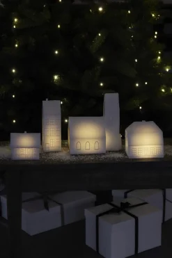 Elektriske Julelys<Sirius København Bindingsværkshus