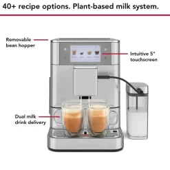 Kaffe & Te<KitchenAid fuldautomatisk espressomaskin-5KES8558ESX