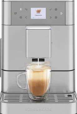 Kaffe & Te<KitchenAid fuldautomatisk espressomaskin-5KES8556ESX
