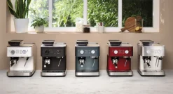 Kaffe & Te<KitchenAid halvautomatisk espressomaskine-5KES6551EPL