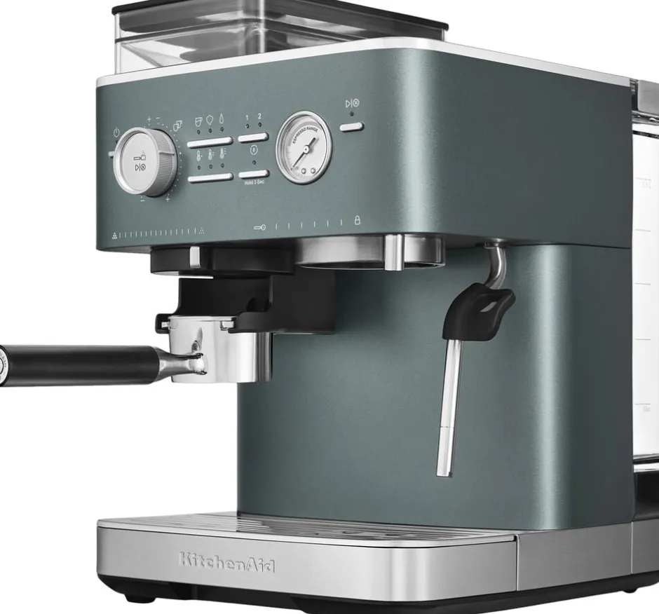 Kaffe & Te<KitchenAid halvautomatisk espressomaskine-5KES6551EJP