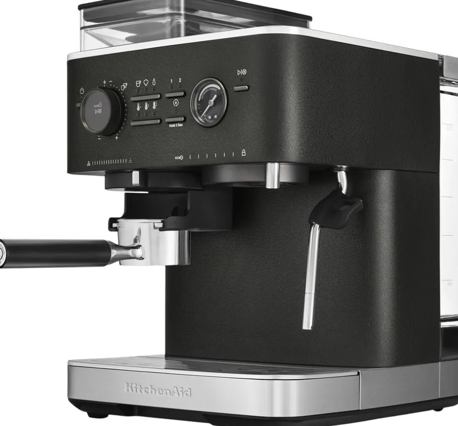 Kaffe & Te<KitchenAid halvautomatisk espressomaskine-5KES6551EBK