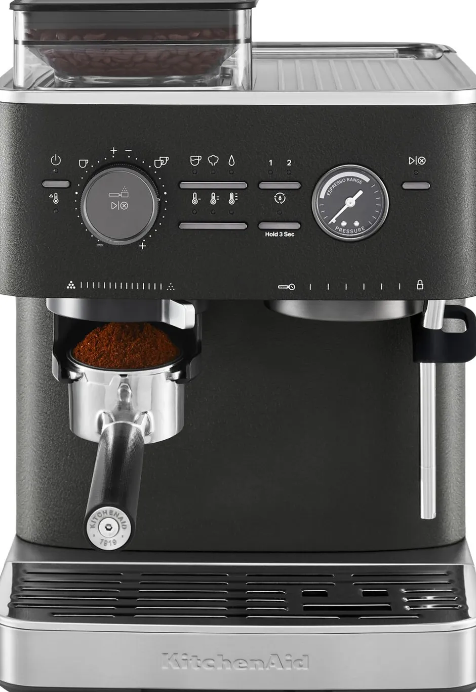 Kaffe & Te<KitchenAid halvautomatisk espressomaskine-5KES6551EBK