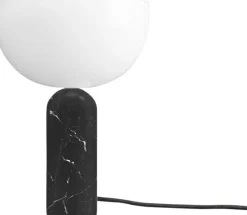 Bordlamper<New Works Kizu Table Lamp, Black marble, Small