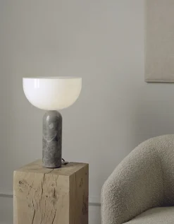 Bordlamper<New Works Kizu Table Lamp Large Gris du marais