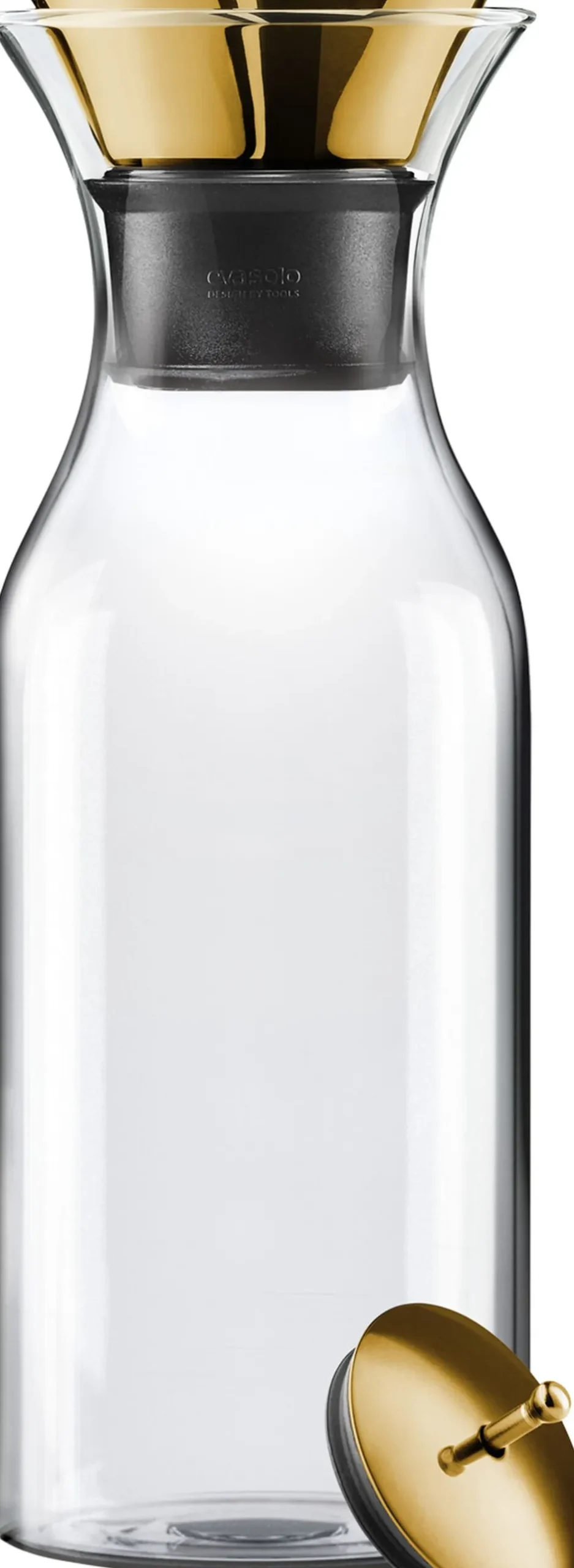 Karafler & Kander<Eva Solo Køleskabs karaffel 1,0 l vippelåg messing