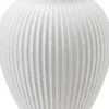 Vaser & Urtepotteskjulere<Knabstrup Keramik Knabstrup, vase, riller hvid, 20 cm