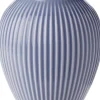 Vaser & Urtepotteskjulere<Knabstrup Keramik Knabstrup, vase, riller lavendelblå, 12,5 cm