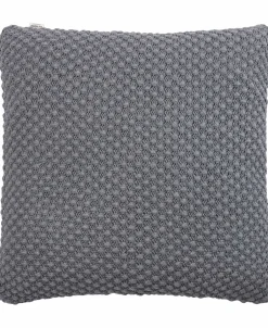 Puder<Magasin du Nord Collection KNIT/MØRK GRÅ MELANGE 48x48 CM