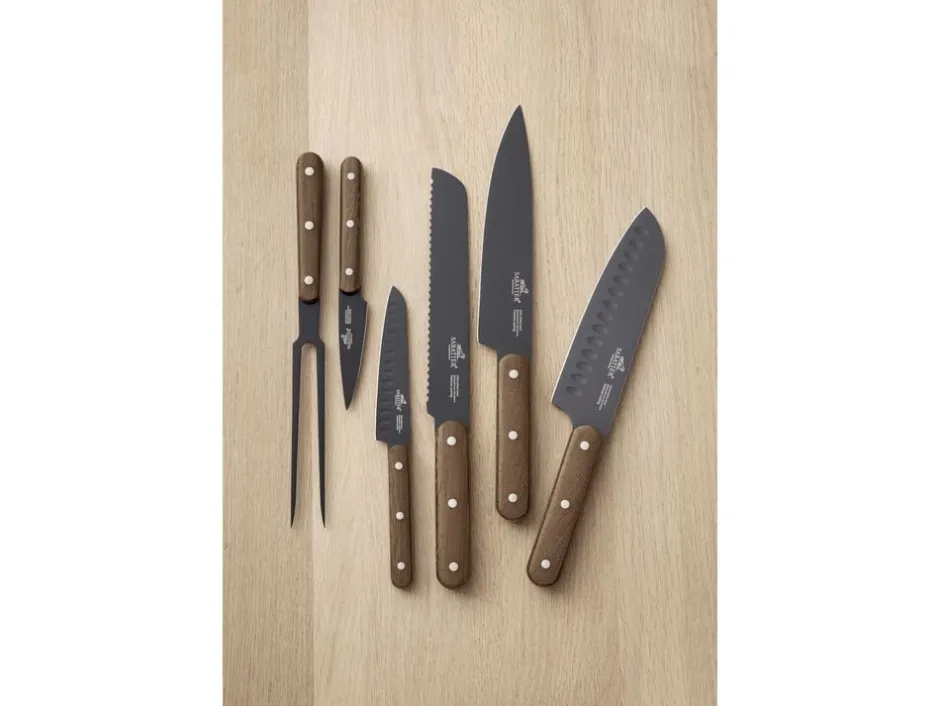 Køkkenknive & Sakse<Lion Sabatier Knivsæt Phenix Walnut 3 dele Sort/valnøddetræ