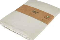Sengetøj & Lagner<Night & Day Økologisk boxlagen, percale - GOTS, Sand