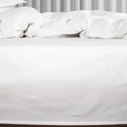 Sengetøj & Lagner<Night & Day Økologisk lagen, percale - GOTS, Hvid